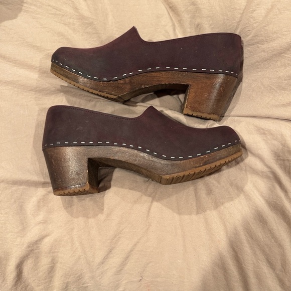 Sandgrens Leather Clogs - Picture 4 of 12